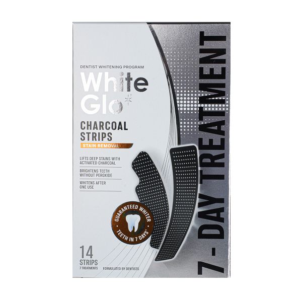 White Glo 7 Day, Charcoal Strips Stain Removal