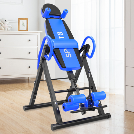 Inversion table discount back stretching machine