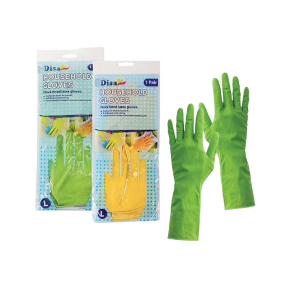 Disa Homeware- Assorted Household Gloves Large