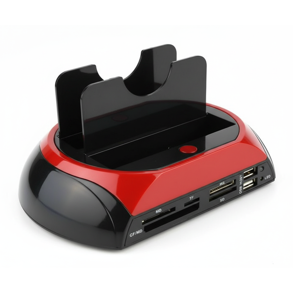 HDD Docking Station - with Multiple Card Reader Slots and USB Ports All