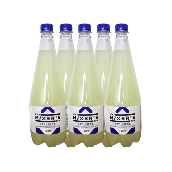 KWT Sparkling Dry Lemon Mixer Drink (6 Pack) PET