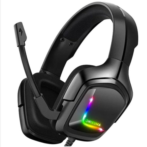 Onikuma K20 Wired Gaming Headset RGB Headphones with Mic for PC &amp; Console