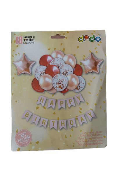 Happy Birthday Set - 18 Piece