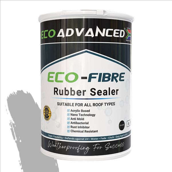 Eco Advanced Ecofibre Rubber Sealer 5L Light Grey