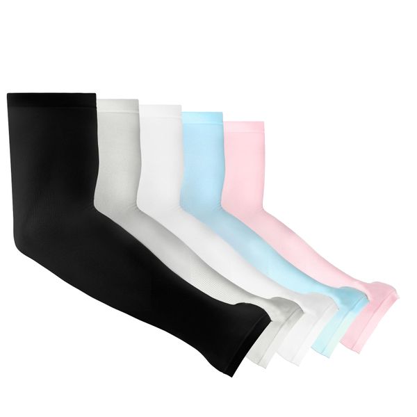 5 pieces Sun Sleeves Compression UV Protection Cooling for Men Women Summer