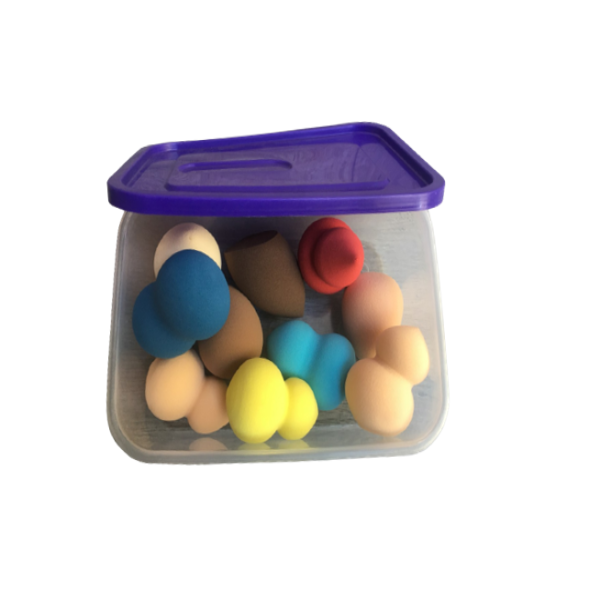 10 Piece Foundation Blending Microfiber Makeup Sponges