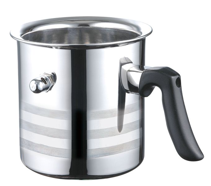 Blaumann 3 Litre Stainless Steel Whistling Milk Pot - Silver