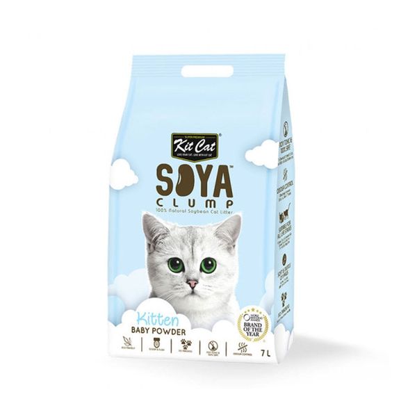Kit Cat Soya Clump Cat Litter Baby powder