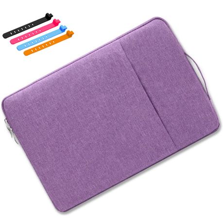 Splashproof Laptop Sleeve Compatible with Macbook Laptop 14 14.5 4 WireOrganisers Purple