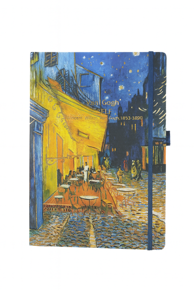 Van Gogh Self Notebook Series - A4 Hardcover Lined Notebook (160 Pages)