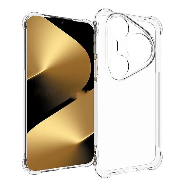 Clear Transparent TPU Phone Back Cover Case Compatible with Huawei Pura 80
