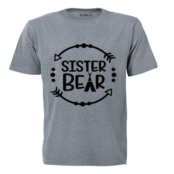 Sister Bear - Kids T-Shirt - Grey