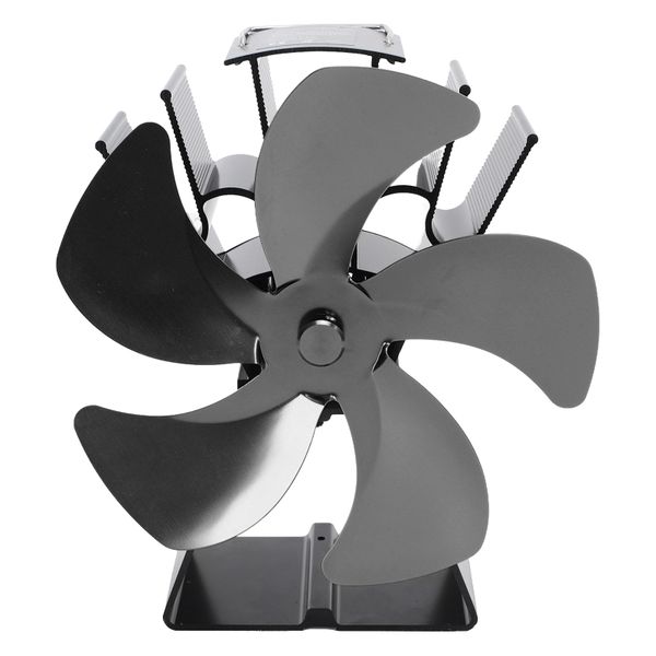 Five Blade Black Trapezoid Fan Warm Circulation image