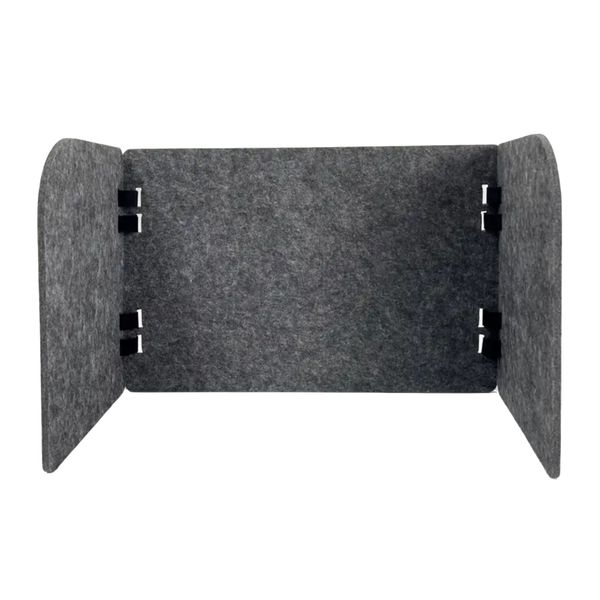 Stationery Privacy Foldable U-Shaped Desk Screen Felt Divider -60cm