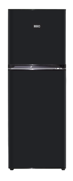 KIC 170L Top Freezer Fridge - Black