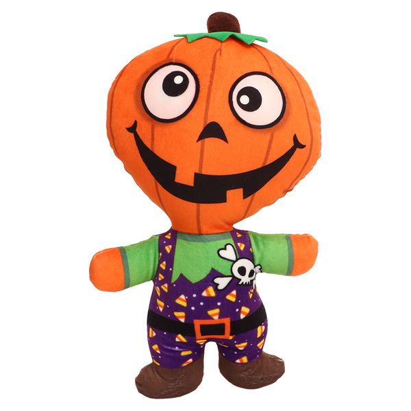 Cartoon Halloween Pumpkin Plush Toy Cute Stuffed Doll Home Decoration11.8in
