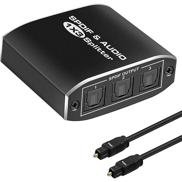 3 Port Digital Optical Splitter QZV8