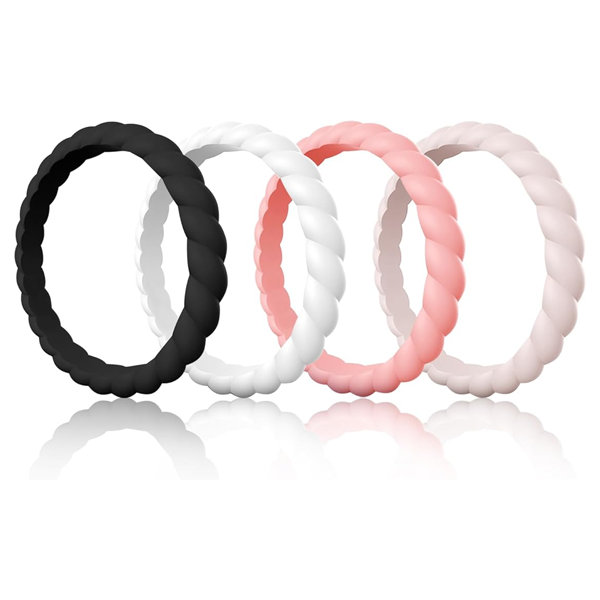 Ring Silicone Women Swivel Wedding Band