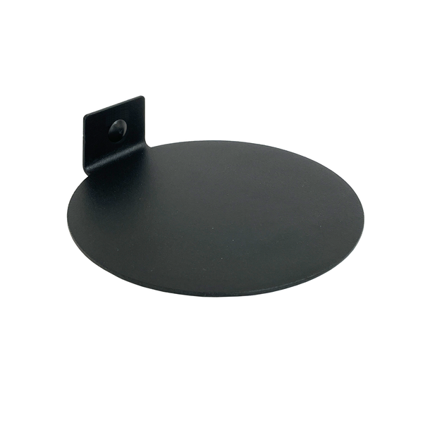 Spare Toilet Roll Holder Shelf - Matte Black - Stainless Steel