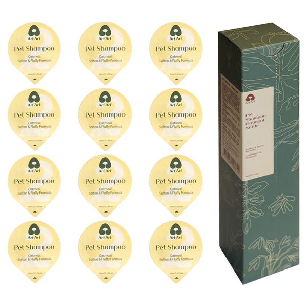 Arf Arf Fluffy &amp; Shaping Pet Bath Milk Shampoo Capsules - 10 ml × 12 Piece