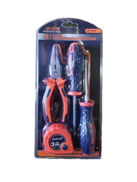 4 Piece Screwdriver Tool Set