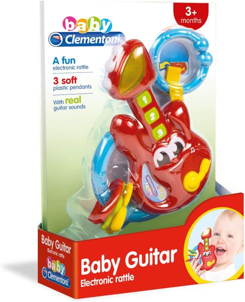 Clementoni - Baby Guitar Rattle