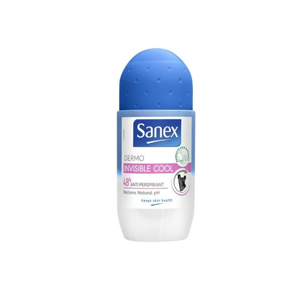 Sanex Roll On Ladies Invisible - 6 x 50ml