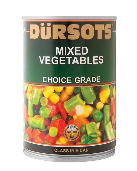 Dürsots Mixed Vegetables Choice Grade 12 x 410g