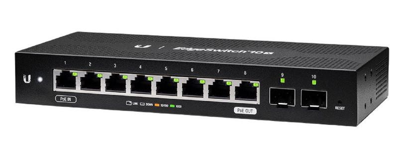 Ubiquiti EdgeSwitchX 8 Port Gigabit Ethernet + 2 SFP | ES-10X