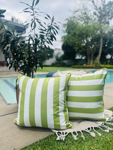 The Cushionary - Outdoor Cushion Cover Set of 2 -Weather Resistant
