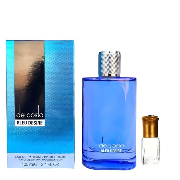 De Costa Blue Eau de Parfum - 100ml + Perfume Oil Gift