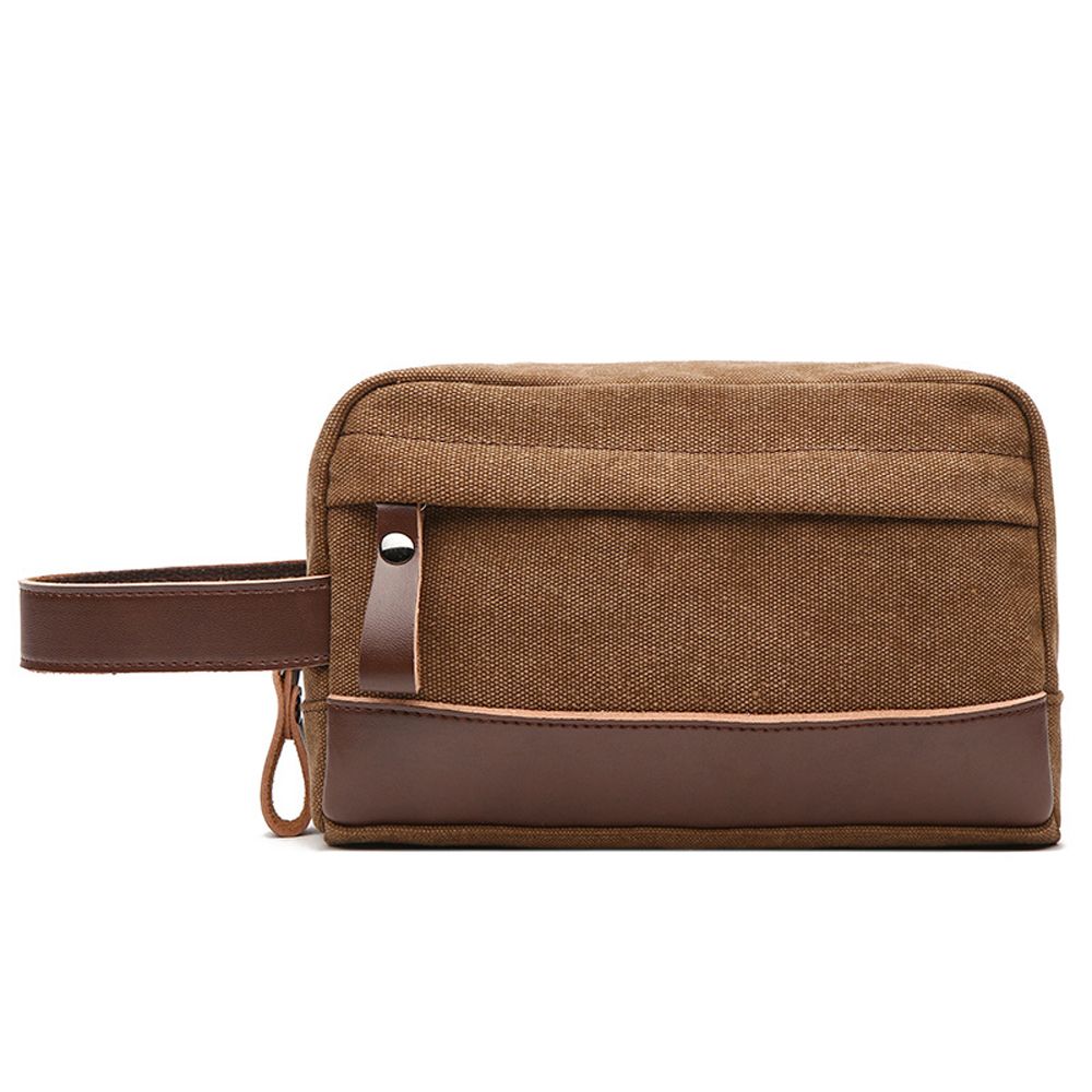 Men's Canvas Toiletry Shaving Kit Travel Bag - Brown | Shop Today. Get ...
