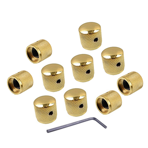 Gold Electric Guitar Metal Volume Knob