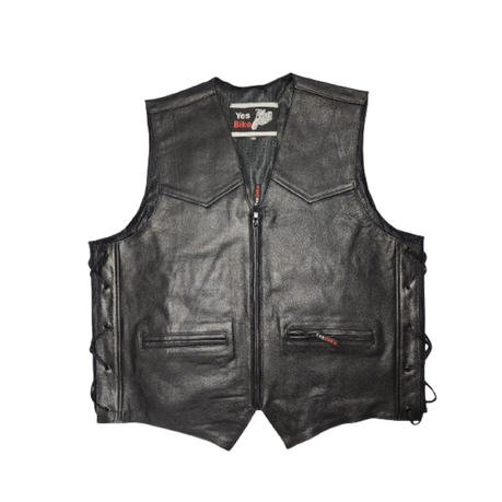 Harley davidson leather outlet waistcoat