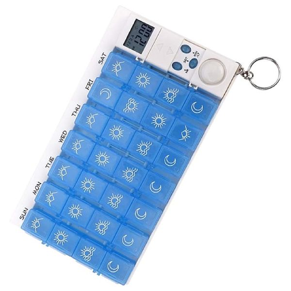 Medicine Organizer, Smart Electronic Timer Reminder Pill Box
