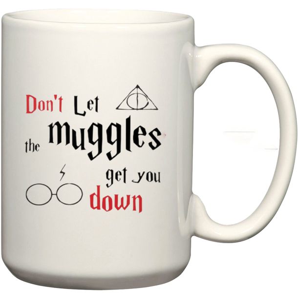 Harry Potter Don't Let the Muggles Get You Down Coffee Mug (Standard 11Oz)