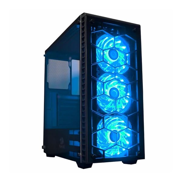 Redragon Diamond Storm Pro EATX Mid-Tower ARGB Gaming Chassis - Black