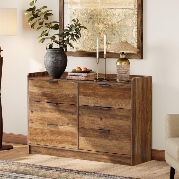 Chest of Drawers Storage Cabinet 6 Drawer Wardrobe Closet Dressing Table
