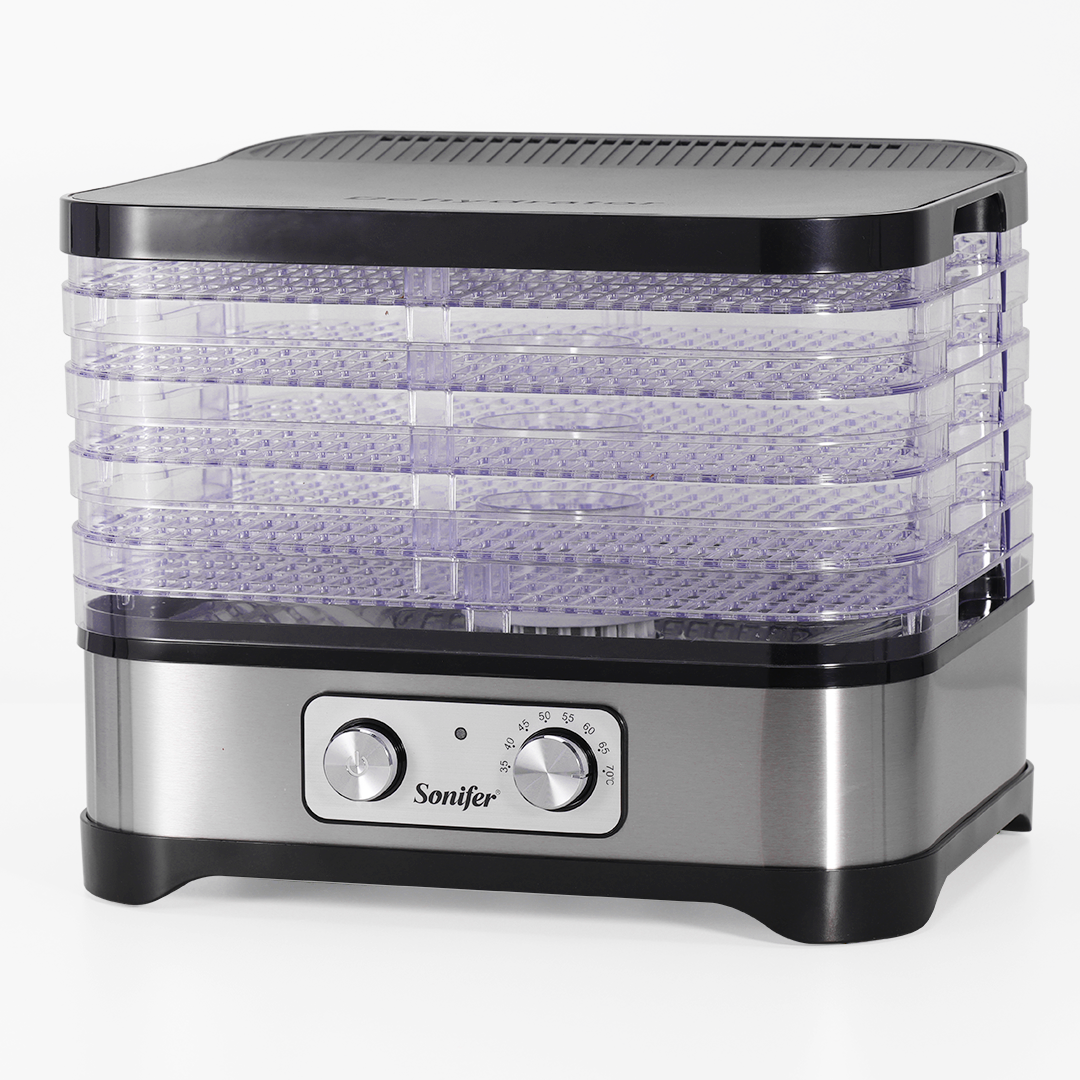 Electric Food Dehydrator Reusable 5Trays Biltong Maker for Jerky