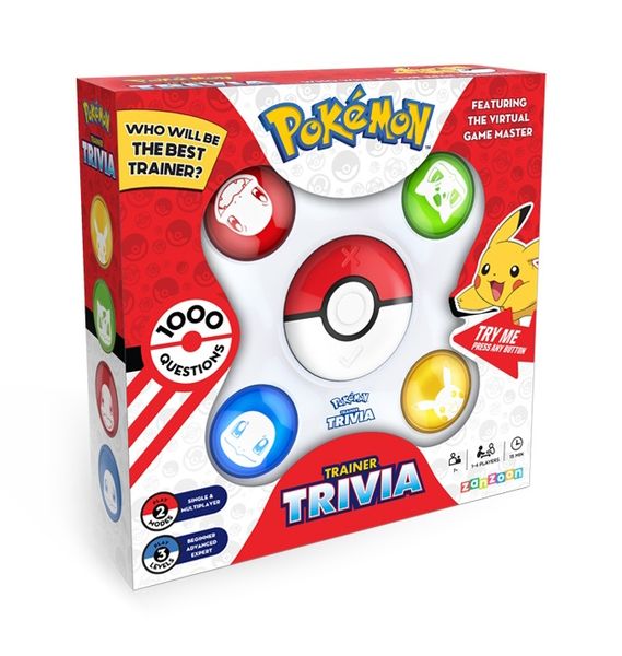 Zanzoon Games Pokemon Trainer Trivia Electronic Game - Up to 4 Players
