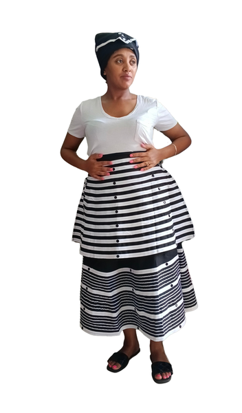 African 3Piece Xhosa Traditional Attire