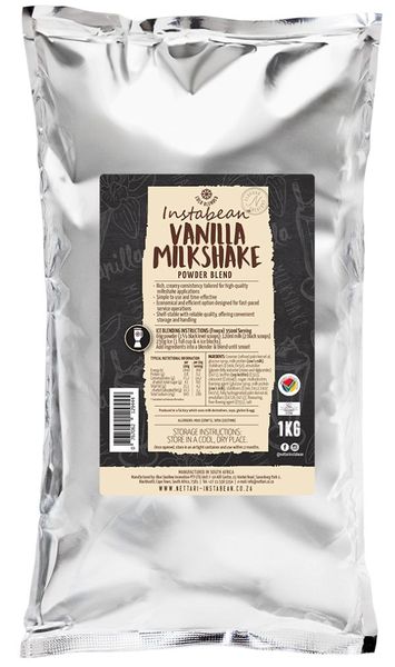 Instabean Vanilla Milkshake Freezo Powder 1kg Refill Pack