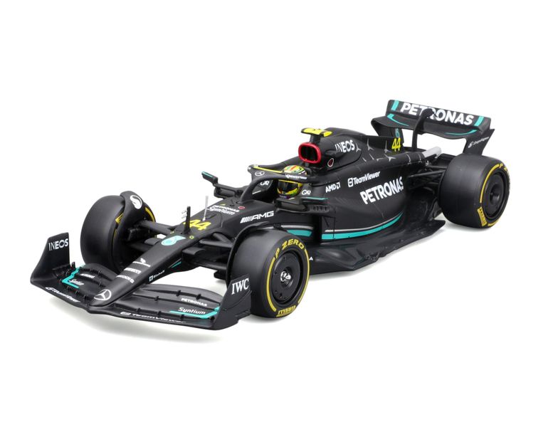 Bburago 1/24 Mercedes AMG F1 W14 2023 - #44 Lewis Hamilton (23cm Long)