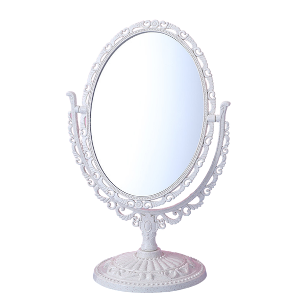 Rectangular Shaped Victorian Style Double Sided Magnifying Mirror