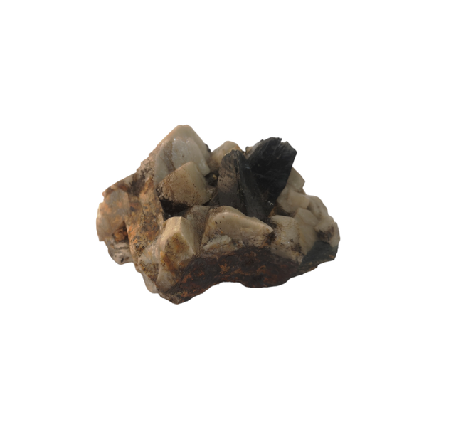 Aegerine Crystal On Feldspar - 6cm-D1 - Natural Stone