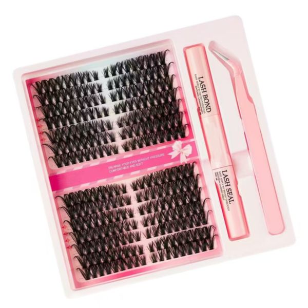 Eyelash Cluster Set 252Pieces To Extend 8-16mm Various Segmented Eyelashes