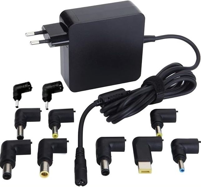 Universal Laptop Charger 90W - 10 Different DC Pins