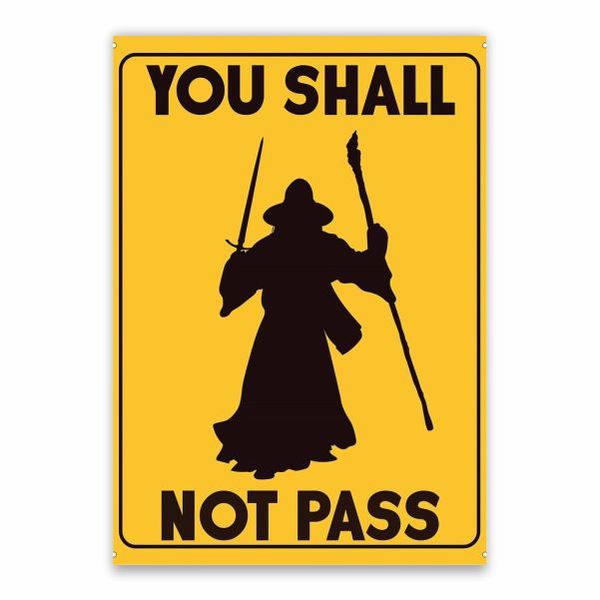 Gandalf Quote Poster - A1