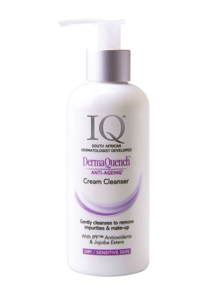 IQ DermaQuench Anti-Ageing Cream Cleanser - 195ml
