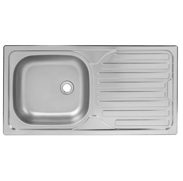 ZYS - Single Bowl Kitchen Sink - Stainless Steel Sit-on ( 900 x 500 mm )